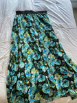 LulaRoe Blue floral long skirt Women's - L