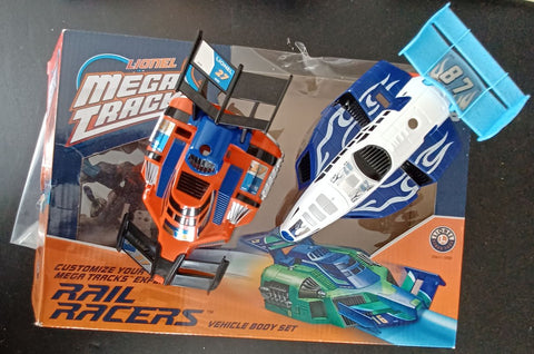 Lionel Mega Tracks Rail Racers Vehicle Body Set Toy Vehicles