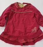 Kushies Dark pink w Green 18 Months