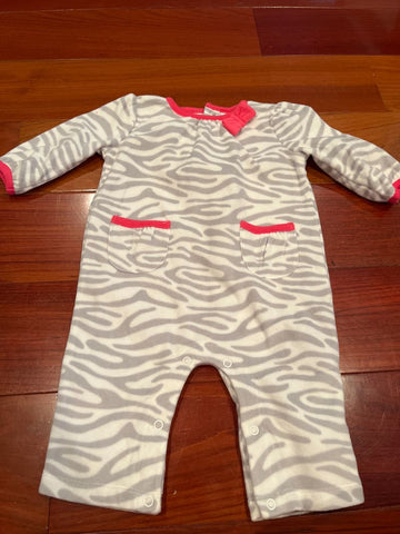 Carters Like new fleece snap up coverall 3-6 Months