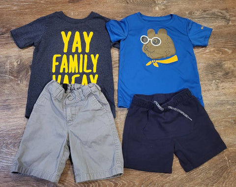 variety 2 outfits 4T/4