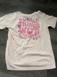 Wonder nation Pink do all things t shirt 10