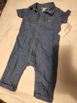 Calvin Klein Denim jumpsuit- New 6-12 Months