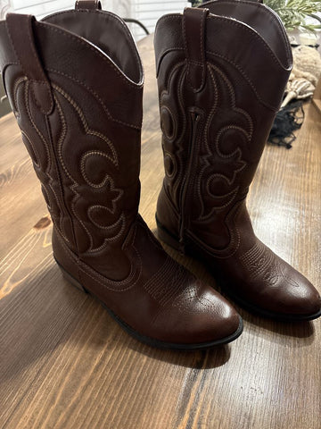 Like new Cowgirl boots 4 (Big Kid)