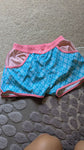 Platypus girls 14 swim shorts pink blue with elastic waist 14