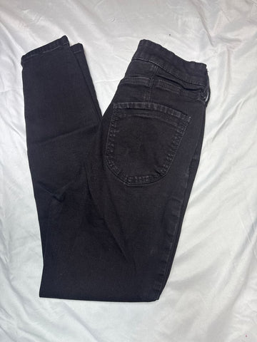Celebrity pink EUC black stretchy jeans- sz5 Junior Medium 5-7