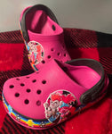 Crocs Hot Pink Trolls Crocs 7 (Lil' Kid)