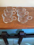 Crystal 6 punch glasses Kitchen