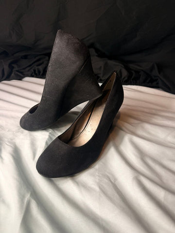 Dexter Black wedge heels GUC 8 (Adult)