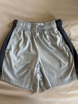 Athletic Grey white grey stripe side shorts 6T/6X