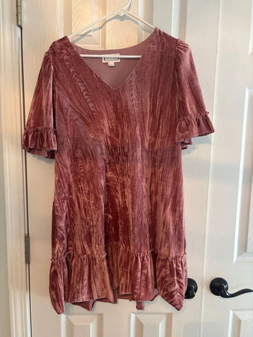 Loveriche Mauve velvet dress Women's - L