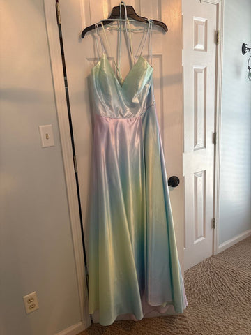 Blonde Nites Multi color formal dress size 13 Junior XL 13+