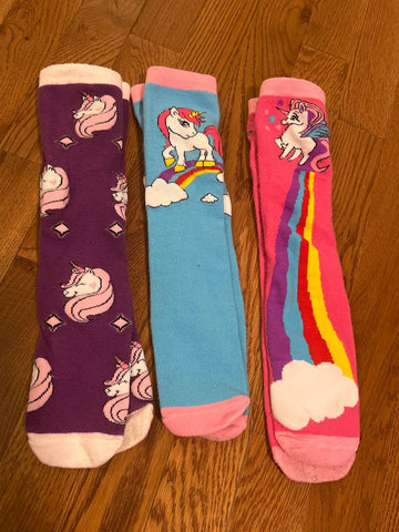 Tall unicorn socks Aprox shoe sz 10-13 Socks