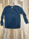 AlStyle Apparel Navy blue solid long sleeve shirt 14