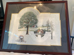 Wall picture Matted frame tree/garden Decor
