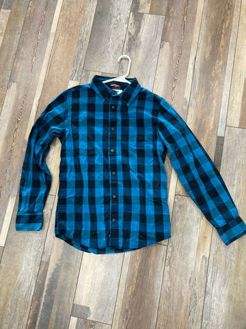 urban pipeline brand blue plaid dress shirt - XLarge 18-20