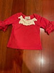 Sado Boutique ruffle top 12 Months