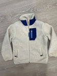 Old navy White blue Sherpa jacket 5T/5