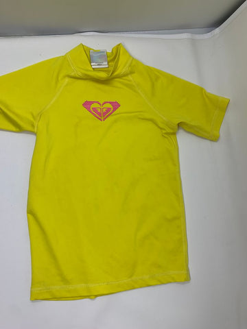 Roxy Yellow swim shirt 4T/4