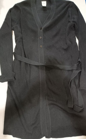 Duo Maternity Black  long sweater Women's Med 8-10