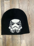Star Wars storm trooper Black winter hat, fits 13 to 18 yr olds Hat