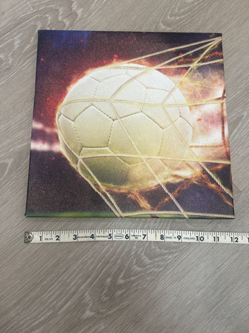 Soccerball canvas  Decor
