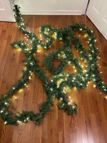 3 12ft lighted garlands Lighted garlands Holiday