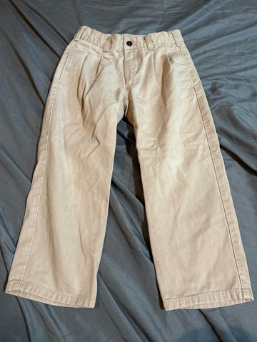 Talbot Kids Pleated Front Khaki Pant 5T/5