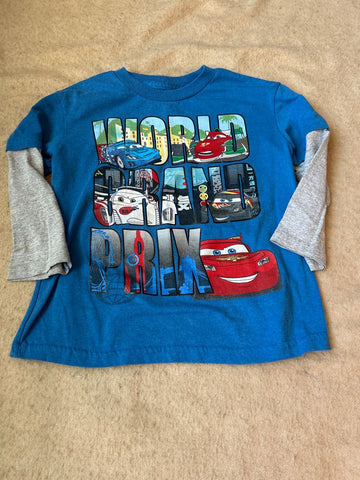 Disney Cars theme long sleeve tshirt 5T/5