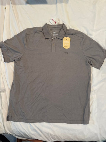 Tommy Bahama NWT gray polo Men's - XL