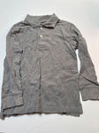 Place Gray polo long sleeve 5T/5