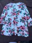 Meaeor Flower 3/4 tunic Women's Med 8-10
