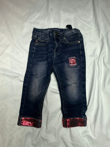 Virgoos Jane with pink sequins NWOT 2T