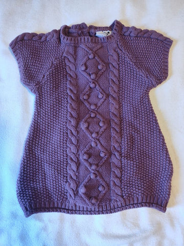 Baby brand Purple knit sweater 18 Months