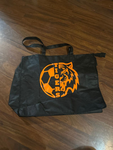 LARGE tote that zips Hopkinsville HHS OR HMS soccer TOTE, can be zipped closed Bag