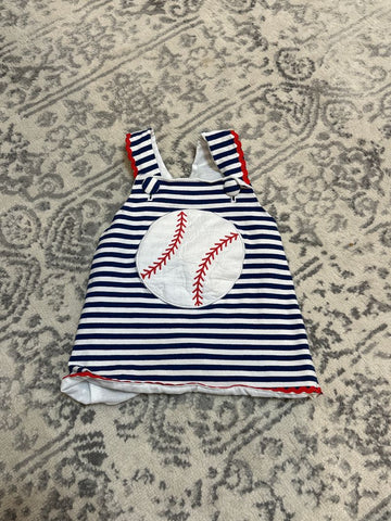 Riley and Roo 9 month baseball dress 6-12 Months