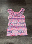Childrens place Pink design with ruffle neck 7