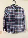 Class club Navy pink yellow white plaid shirt 10