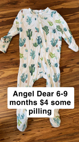 Angel deer 6-9 months Cactus some pilling 6-12 Months