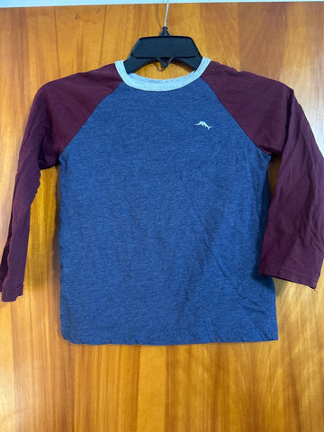 Tommy Bahama Long sleeve burgundy and navy blue 5T/5