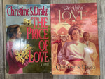 Christine S. Drake 2 books Price of Love & Gift of Love books Adult