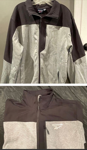 Reebok Brand new with tags, gray and black zip up jacket Men's - XL