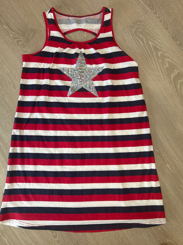 The childrens place Patriotic dress, new without tags 14