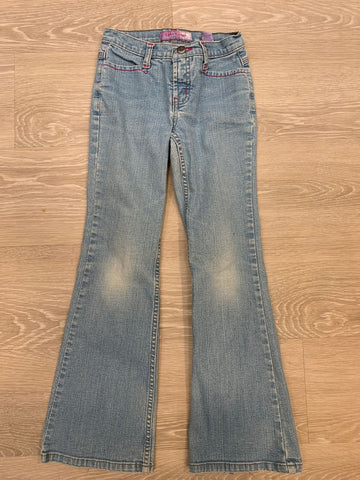 Dolce Gambi flare jeans Run small imo, small untreated spot on knee 12