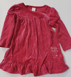 Osh Kosh B'Gosh Pink Velour w silver stripe slv 18 Months