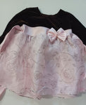 Bonnie Baby Brown 'Velvet' & Pink - design faded 18 Months