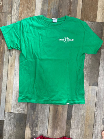 Green T-shirt Size 10/12 10