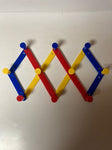 Hanger for wall hang hats, jackets, backpacks - red, yellow and blue Miscellaneous