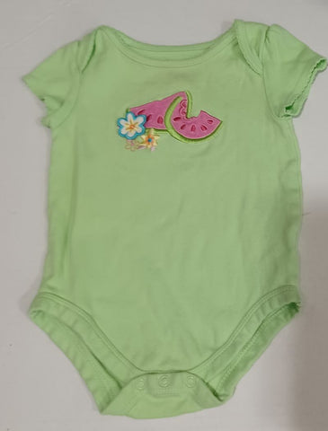 Garanimals 6-9m Green Watermelon Onesie 6-12 Months