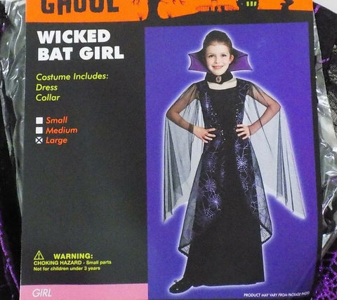 NEW Wicked Bat Girl Halloween Costume 10